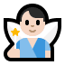 🧚🏻‍♂️ man fairy: light skin tone display on Windows